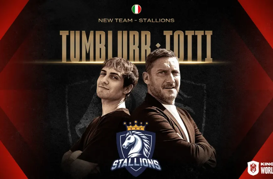 Totti e Blur presentano gli Stallions al Mondiale della Kings League