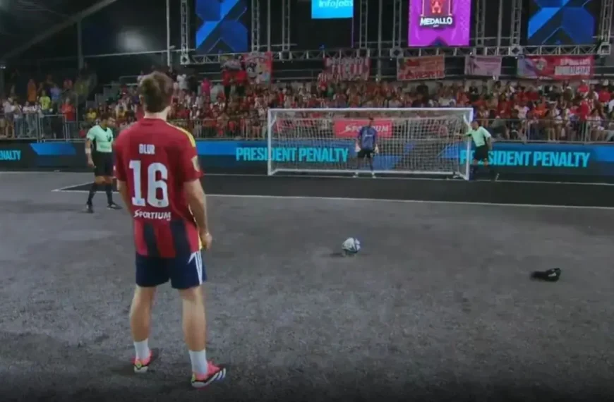 Rigore battuto da Blur alla prima partita di kings League