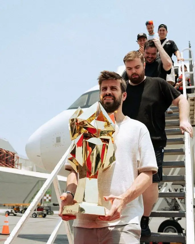 Pique e i presidenti alle Final Four della Kings World Cup